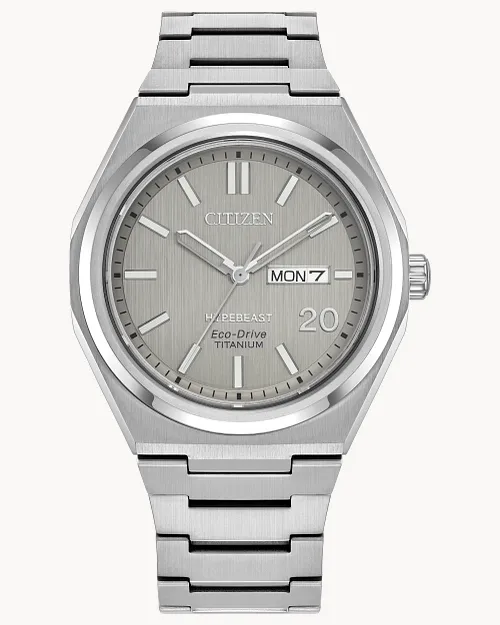 Zenshin Three-Hand x Hypebeast Silver-Tone Dial Super Titanium Zenshin Three-Hand x Hypebeast Silver-Tone Dial Super Titanium